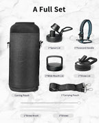 Trebo Water Bottle Insulation 87 oz, Vacuum Stainless Steel Water Jug, - Image 6