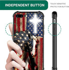 Case for iPhone 7 Plus/8 Plus, Soft Silicone Hard Acrylic for Shock Protection - Image 6
