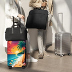 ANNA QUEEN Tropical Sunset Beach Luggage Cover, Stretchable Suitcase Protector - Image 8