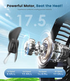 Camping Fan Rechargeable, 60H Long-Lasting Battery Powered Fan - Image 2