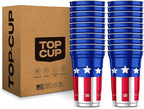 Top Cup America's 250th Birthday 20 oz Reusable Aluminum Party Cups 20 Count | by TopCup