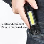 5 Pack Mini Small Pocket LED Flashlight USB-C Rechargeable High Lumens Bright - Image 5