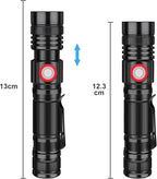 DARKBEAM LED Flashlight Rechargeable USB 2000 High Lumens, Small and Bright - Image 9