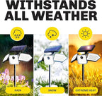 Bionic Flood Light 4 Pk Solar Lights Outdoor Waterproof, Ultra Bright 89 LEDs - Image 5