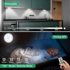 LED Closet Lights Wireless Motion Sensor Puck Light, Newest Version USB - Image 4