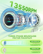 PlayHot Portable Handheld Turbo Fan, 5 Gear Wind, Battery Operated, 3 IN 1 Hand - Image 2