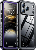 Temdan Compatible with iPhone 17 Pro Max Case, Waterproof Built-in Screen & by Temdan