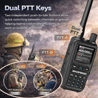 BAOFENG UV-5R Mini Ham Radio: Long Range Handheld Two Way Radio - Image 4