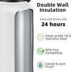 Fanhaw 20 oz Insulated Stainless Steel Water Bottle - Image 3