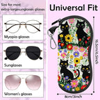 Glasses Case Sunglasses Eyeglass Soft Case Zipper Light Neoprene Pouch - Image 2