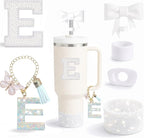 6PCS White Stanley Cup Accessories Set Fit by MOTEERLLU