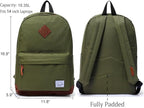 Backpack for Men Women, VASCHY Classic Water-resistant Lightweight Travel - Image 5