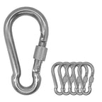 304 Stainless Steel Carabiners -3.15 inch Heavy Duty, Durable & Rust-Free Clips by Outmate