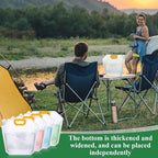 Tessco for you 8 Pack 1.3 Gallon Collapsible Water Storage Bag Water Container - Image 5