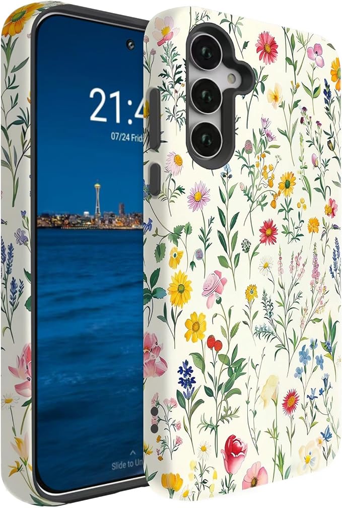 Compatible for Samsung Galaxy A37 5G Case, Dual Layer Heavy Duty 2 in 1 by BSMOSPER