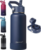 CIVAGO 32 oz Insulated Stainless Steel Water Bottle by CIVAGO