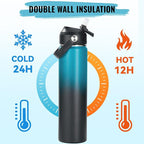 Fijinhom 24oz Insulated Stainless Steel Water Bottle, Wide Mouth Double Wall - Image 5