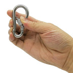 304 Stainless Steel Carabiners -2.76 inch Heavy Duty, Durable & Rust-Free Clips - Image 2