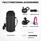 RAYMYLO Insulated Water Bottle 40 oz, Triple Wall Vacuum Stainless Steel - Image 6