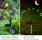 Kohlrabi Solar St Patricks Day Lights Outdoor, 4 Pack 32 LED Solar Green - Image 3