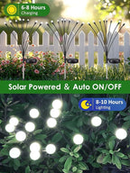 2026 Upgraded Solar Lights Outdoor, 10 Pack Solar Garden Lights - Image 5