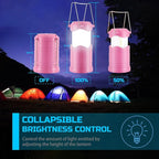 Lichamp LED Camping Lantern, 4 Pack Battery Powered Flashlight - Image 4