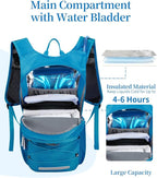 Hydration Backpack with 2L Water Bladder, Hiking Water Backpack - Image 3