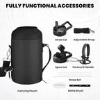 RAYMYLO Insulated Water Bottle 64 oz, Triple Wall Vacuum Stainless Steel - Image 6