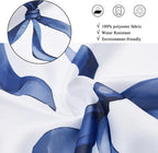 Navy Bow Shower Curtain - Image 4