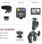 ULANZI Super Clamp Camera Clamp Mount Monitor 360° Ballhead Magic Arm Double - Image 7