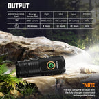 UNROEVS Mini Flashlight 2550 Lumens Rechargeable USB C Charging, Small EDC - Image 6
