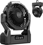 XZK Camping Fan, 20000mAh Rechargeable Battery Powered Fan by Unknown