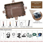 Waterproof Electrical Box, Large Outdoor Extension Cord Covers Waterproof - Image 5