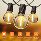 OHLUX 120FT Solar String Lights Outdoor - Image 6