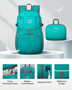 WATERFLY Hiking Packable Daypack Backpack: 35L Ultra Lightweight Day Pack - Image 4