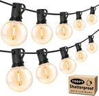 Brightever 100ft Outdoor G40 LED Globe String Lights Dimmable Waterproof by Brightever
