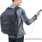 Tzowla Travel Laptop Backpack Water Resistant Anti-Theft Bag - Image 5