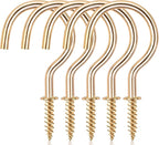 Cup Screw Hooks, 1-1/2 inch Metal Screw in Ceiling Hooks, 45 Pack Metal Ceiling by DRTDERUITAI