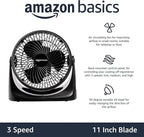 Amazon Basics Air Circulator Fan, Desk Fan - Image 2