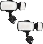 UME 2 Pack 19W LED Flood Light Motion Sensor Outdoor, 2 Adjustable Head by UME