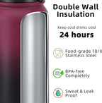 Fanhaw 20 oz Insulated Stainless Steel Water Bottle - Image 3