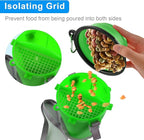 Dog Travel Water Bottle Collapsible Bowls, 2 in 1 Pet Food Container - Image 4