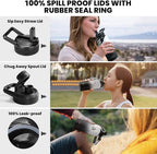 RAYMYLO Insulated Water Bottle 32 oz, Triple Wall Vacuum Stainless Steel - Image 3