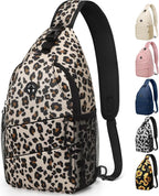 Pritent Crossbody Bags for Women Men Trendy Sling Bag Backpack Casual Chest Bag by Pritent