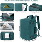 Beraliy Travel Backpack for Women as Personal Item Travel Bag Flight Approved - Image 7