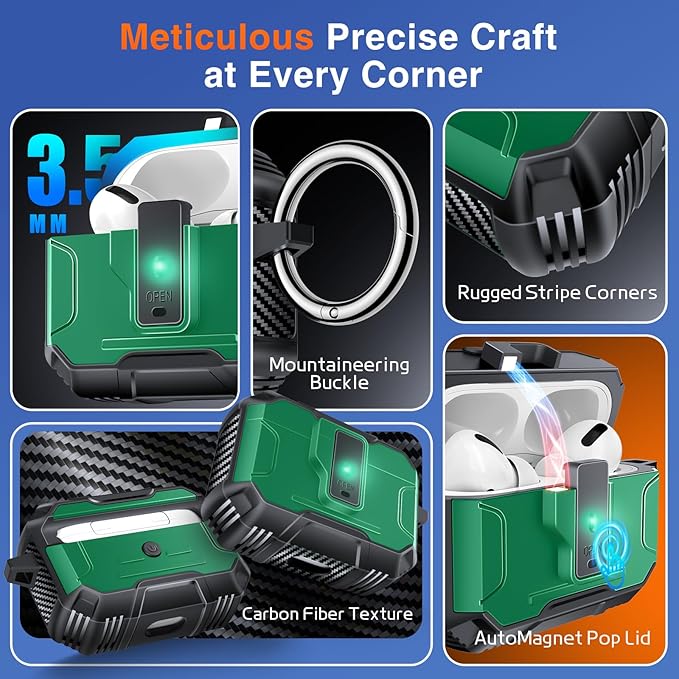 Armoured Heavy Duty for AirPods Pro2 Generation Case - Image 4