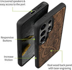 Carveit Magnetic Wooden Case for Samsung Galaxy S26 Ultra Case 2026, TPU - Image 6