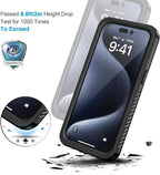 Lanhiem for iPhone 15 Pro Case, IP68 Waterproof Dustproof Shockproof Case - Image 5