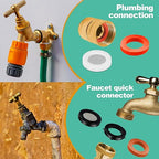 XBVV 32 Size 258 Pcs Faucet and Plumbing Rubber Washers Assortment Kit - Image 3