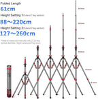 FreeSea Light Stand Aluminum, Adjustable Tripod Stand - Image 6